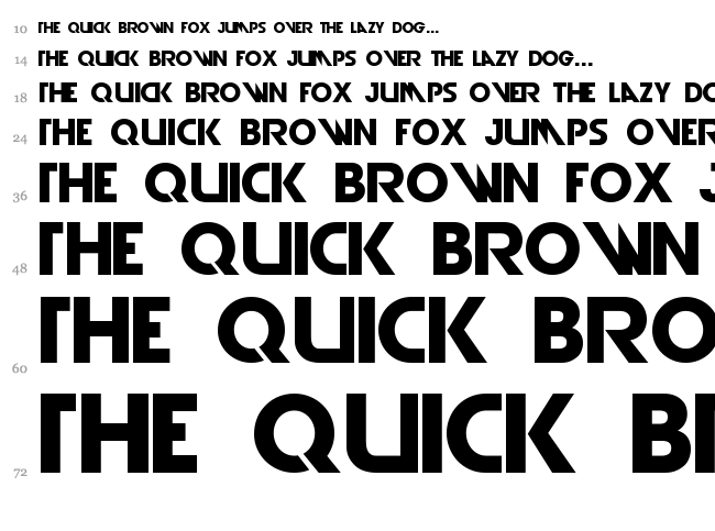 Devil Breeze font waterfall